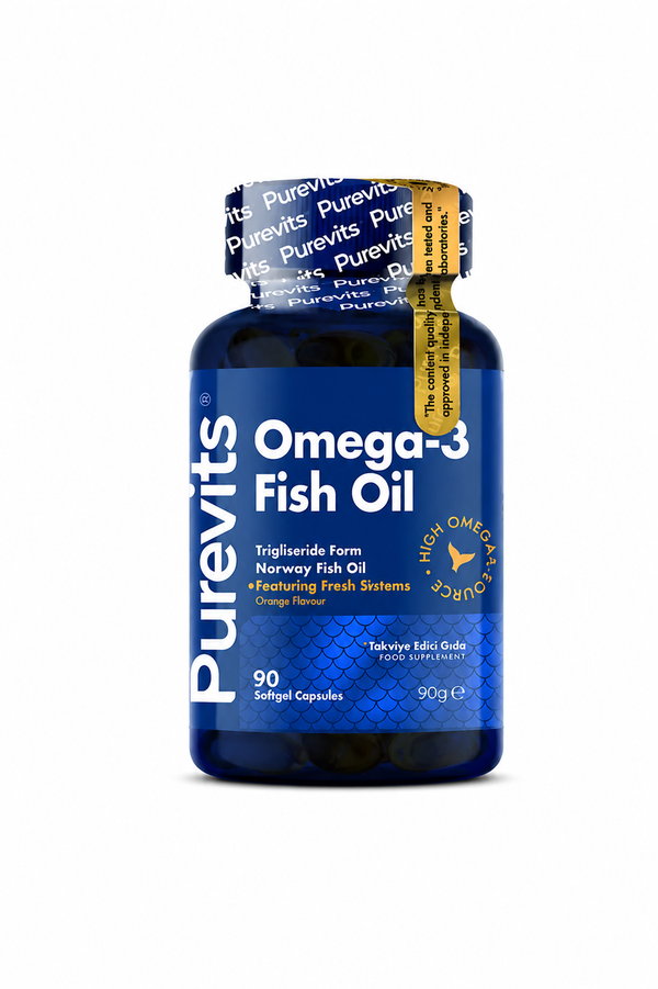 Purevits Omega-3 1000mg – EPA & DHA Concentrat – 90 Capsule Moi