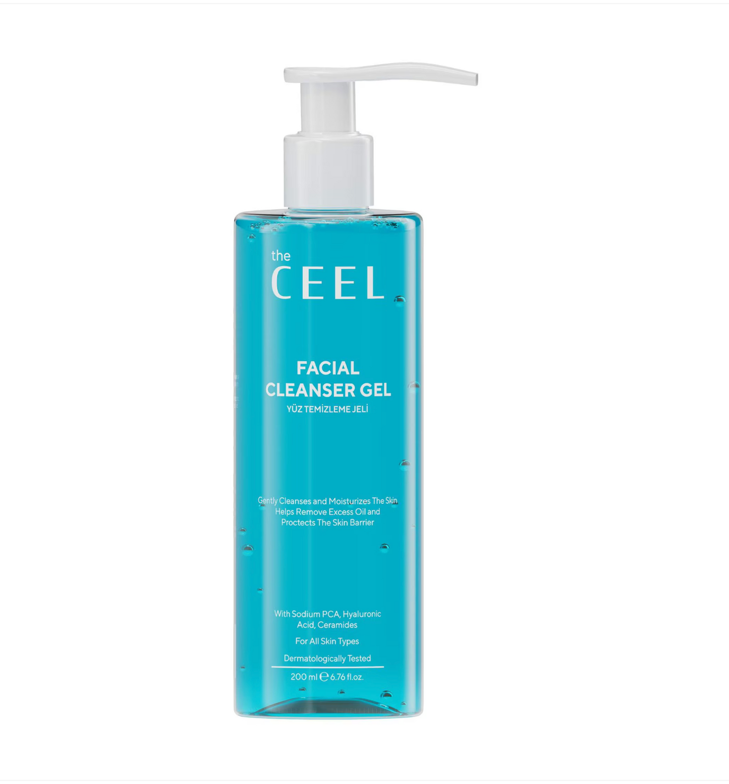 Gel de curățare facială The Ceel cu probiotice, acid hialuronic, ceramide, 200 ml