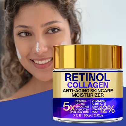 Cremă de Față cu Retinol și Colagen 60g – Hidratare, Fermitate și Elasticitate