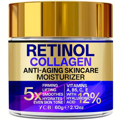 Cremă de Față cu Retinol și Colagen 60g – Hidratare, Fermitate și Elasticitate